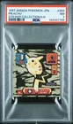 1997 AMADA POKEMON JPN STICKER COLL KAI #393 PIKACHU PSA 7