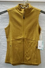 New IBEX FW23 Full Zip Shak Vest Dried Tabacco Size Medium