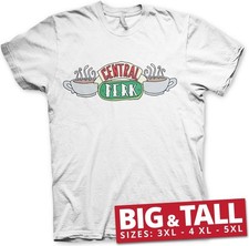 Image of Friends Central Perk Big & Tall T-Shirt White