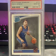 Panini Donruss Rated Rookie Luka Doncic Dallas Mavericks #177 PSA 10