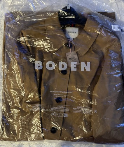 BODEN Women’s Windsor Heritage Mac Trench Coat - Hazelnut Brown Size XL 20/22 - 第 6/6 張圖片