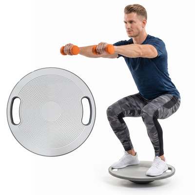Plastic Round Wobble Board - Balance Trainer for Core Strength & Workout