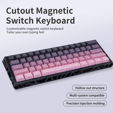 Premium Magnetic Switch 61-Key Gaming Keyboard with RGB and PBT Keycaps