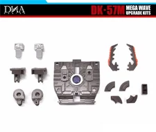 DNA Dk-57M Dk-57G Upgrade Kits Accessories For LegacyMG Megatank Galvatron
