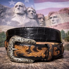 Tony Lama USA Belt PINTO CLASSIC Size 36 List 84 NWT Western Rodeo
