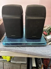 Optimus PRO-LX5II 40-4078 Bookshelf Speakers Pair w/ Linaeum Tweeters Read!