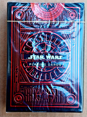 Star Wars, Theory11 BRAND NEW Red Deck, Premium Playing Cards - THE DARK SIDE