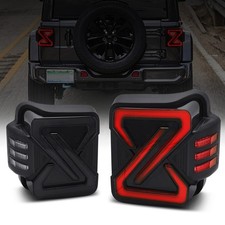 LED Tail Lights for Jeep Wrangler JL 2018-2023, DOT Approved Z Style Plu...
