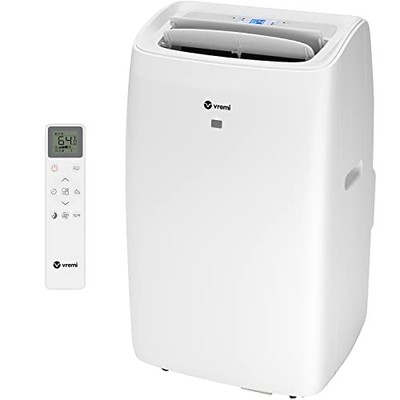 VREMI 10,000 BTU PORTABLE AIR CONDITIONER WITH HORIZONTAL DESIGN - WHITE