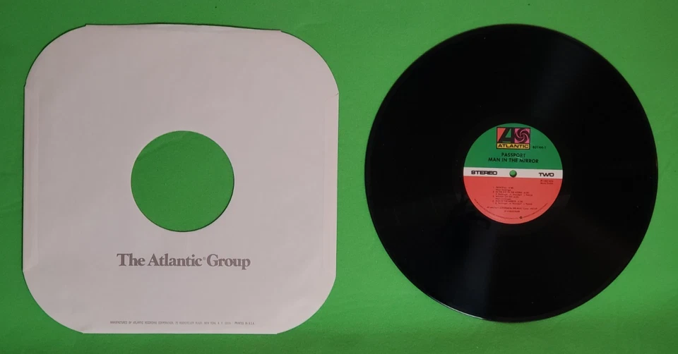 Passport- Man In The Mirror, Klaus Doldinger 1983 Atlantic  Album PROMO sticker - Image 4 of 4