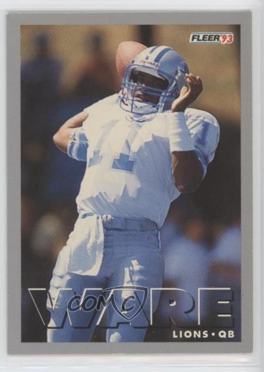 1993 Fleer Andre Ware #173 00gy