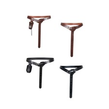 Classic Medieval Knight PU Leather Belt Embossed Pattern Knight Waist Belt for