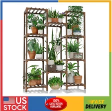 Plant Stand Indoor Outdoor Tall Plant Shelf for Multiple Plants Pots Flower