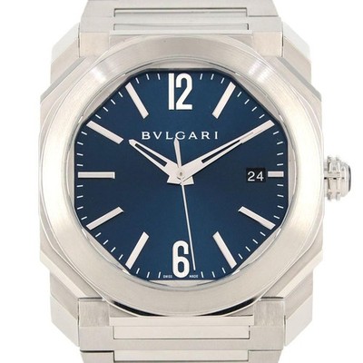 Authentic Bulgari Octo Solo Tempo BGO38S/BGO38C3SSD Stainless Steel Mechanic...