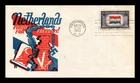NETHERLANDS OVERRUN COUNTRIES FDC SCOTT 913 CACHET CRAFT US COVER