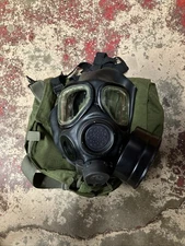 US Military M40 Gas Mask size Small with Bag lot 4