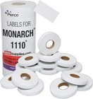 White Pricing Labels for Monarch 1110 Price Gun – Sixteen Rolls, 17,000 Price.