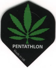 PENTATHLON Pot Leaf Dart Flights: 3 per set