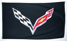 Chevrolet Corvette Premium C-7 Wings Flag 3 X 5 Indoor Outdoor Usa Seller