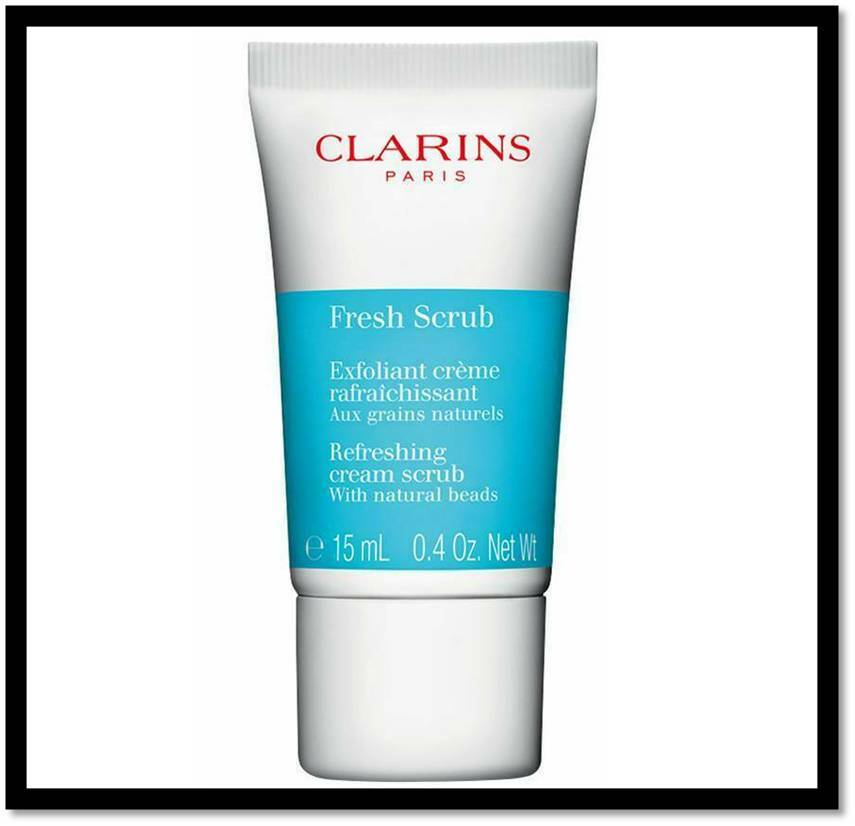 clarins fresh scrub exfoliant cream