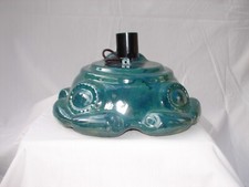 1970's VINTAGE Atlantic Mold Ceramic Christmas Tree GREEN Bottom BASE ONLY
