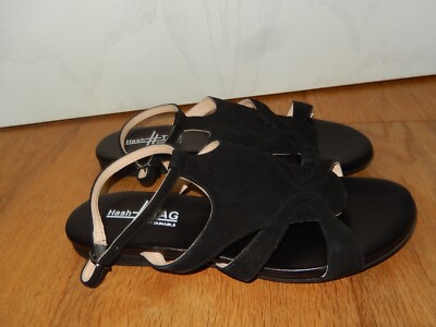 Hash#TAG Sustainable SANDALE  GR. 38,5 SCHWARZ   NEU