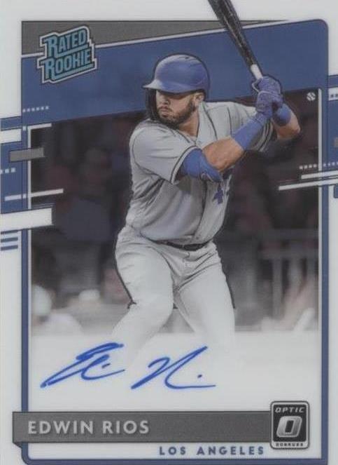 2020 Panini Donruss Optic - Rated Rookie Signatures Edwin Rios #RRS-ER ...