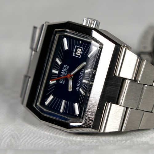 Vintage 1970s ROAMER ROCKSHELL AUTOMATIC Swiss Made Ladies Wristwatch ETA 2671 - Picture 5 of 11