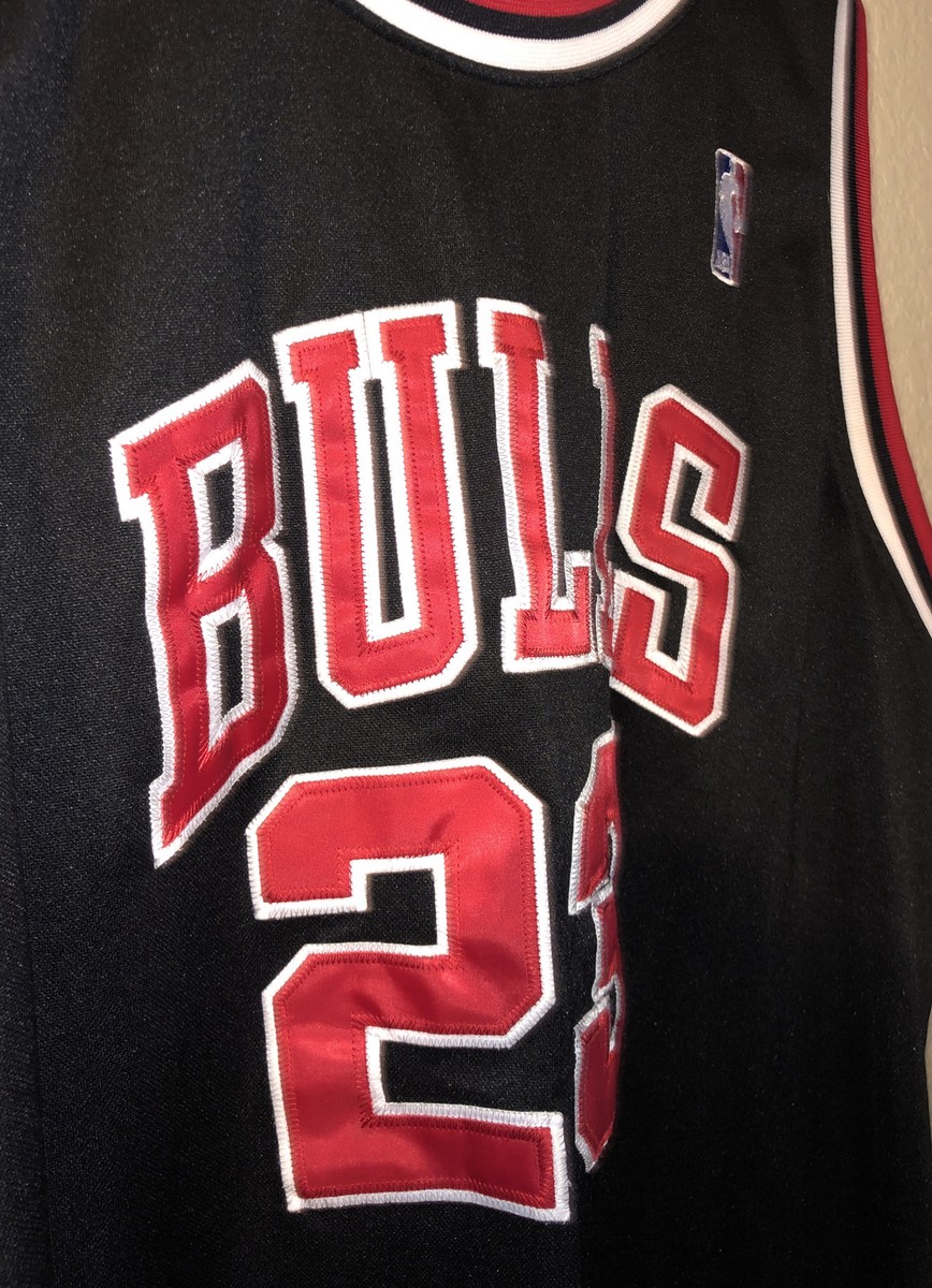 Men's Mitchell & Ness Black & Red Michael Jordan Chicago Bulls #23