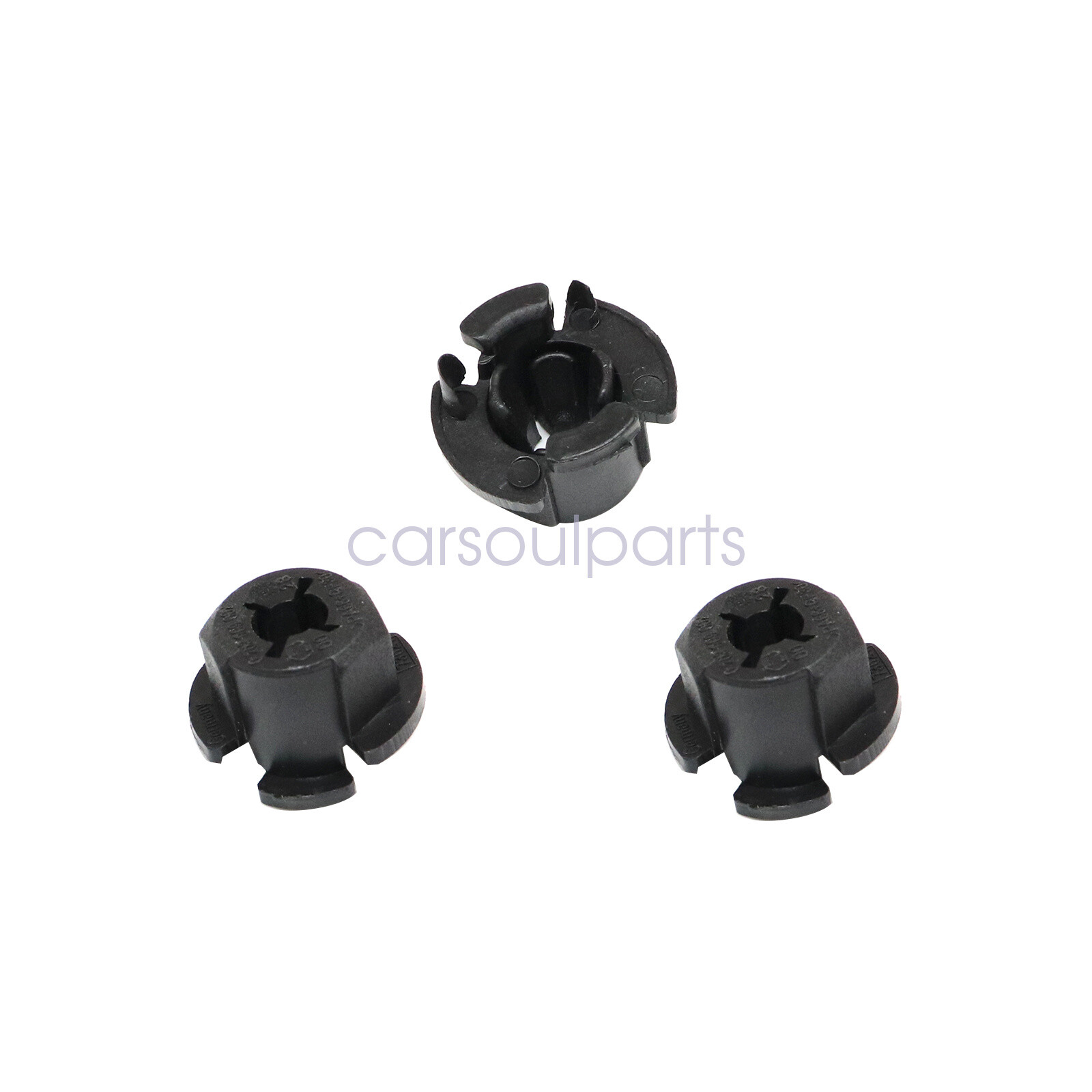 Radar Bracket + 3x Mounting Clip Fit For 2016-2018 Honda Civic 1.5L 2.0L Black