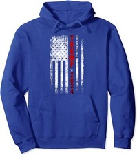 Donald Trump 2024 Take America Back American Flag Unisex Hooded Sweatshirt
