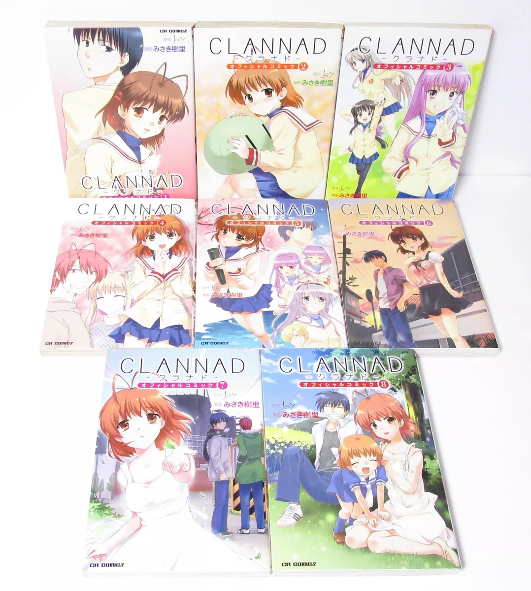 CLANNAD Vol. 1-8 complete set Official comic manga Japanese key Jive Used  Books