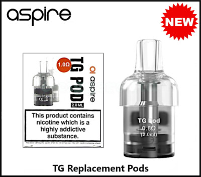 aspire cyber g pods Aspire TG Replacement Pods | 2 Pack main image 1