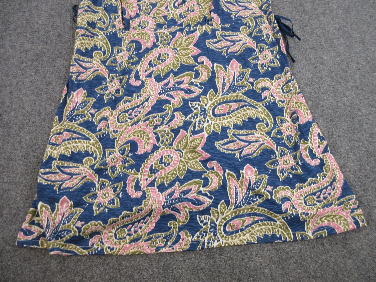 tommy hilfiger pink paisley dress Tommy Hilfiger Paisley Dress Size 2 Bell Sleeves