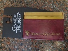 Game of Thrones I Drink and I Know Things ID Card Holder NWT HBO