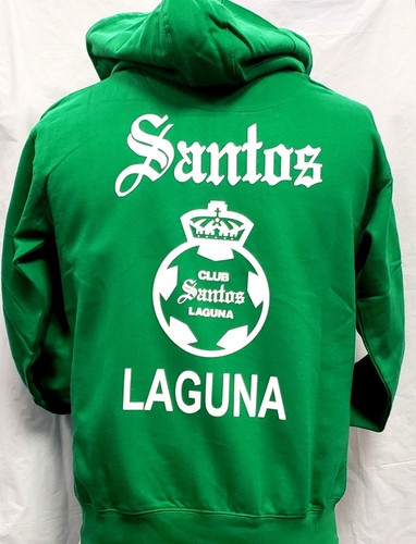 New! Club Deportivo Santos Laguna Sudadera de Gorro Zip Up Hoodie | eBay