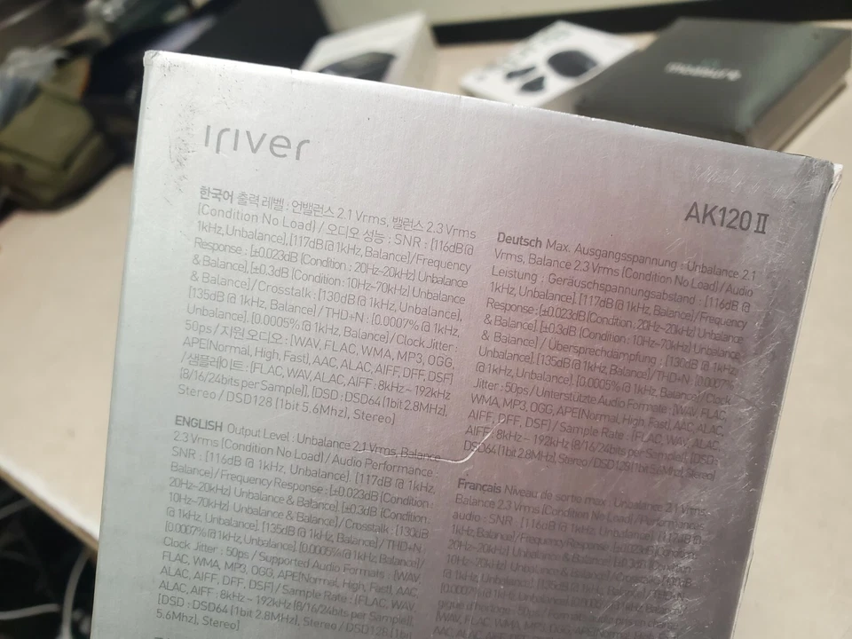Reproductor de audio portátil de alta resolución Astell&Kern AK120 II ak120ii ¡Grado A! Foto 3 de 4