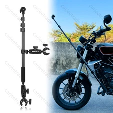 Motorcycle Invisible Selfie Stick Bike Handlebar Clamp for Insta 360 Go 2 3 ONE