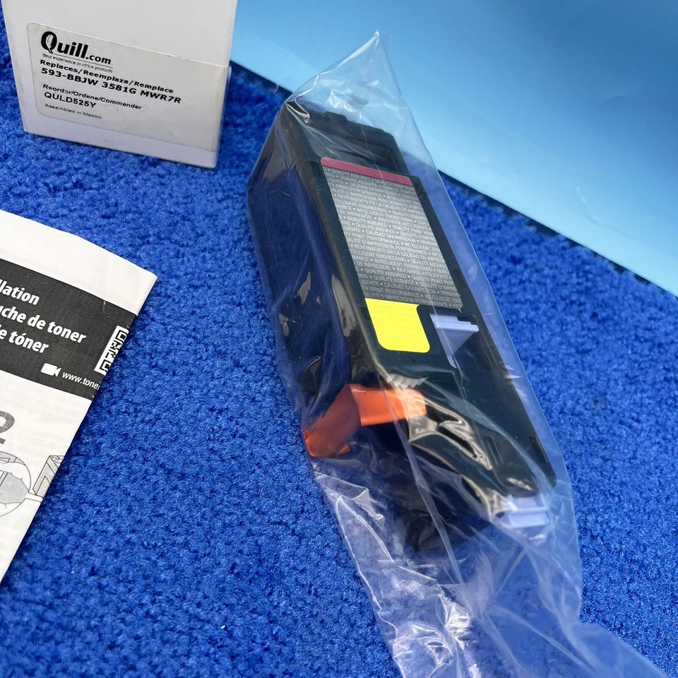 Cartucho de tóner marca Quill para Dell serie E525 amarillo Foto 3 de 4