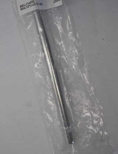Jones Stephens Flex Tank Supply Tube Polished Chrome Finish 3/8" x 12" S04027 - Picture 2 of 6
