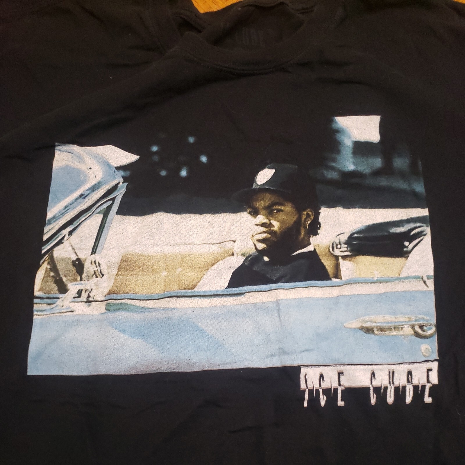 FILA Maglietta Ice Cube Uomo XL 64 Impala Death Row Records Rap Tee Polarizzata Grafica