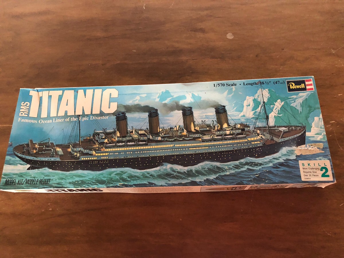 KIT DE MAQUETTES en plastique Revell RMS Titanic échelle 1/570 célèbre KIT DE MAQUETTES en plastique Revell RMS Titanic échelle 1/570 célèbre