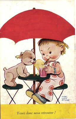 PC POSTCARD MABEL LUCIE ATTWELL ARTIST SIGNED VENEZ DONC Vintage Postcard (b26199)