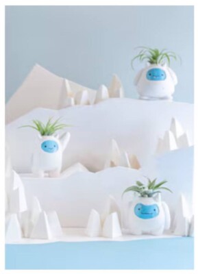 Bigfoot Cute Monster Lowe's Live trends Pot for House Plants 3,5'' | eBay
