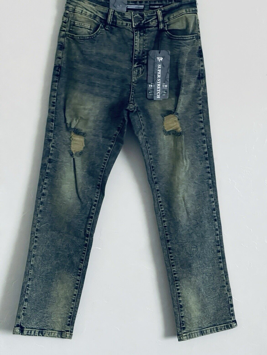 TR PREMIUM $79 TAILORED RECREATION DENIM STRAIGHT COTTON