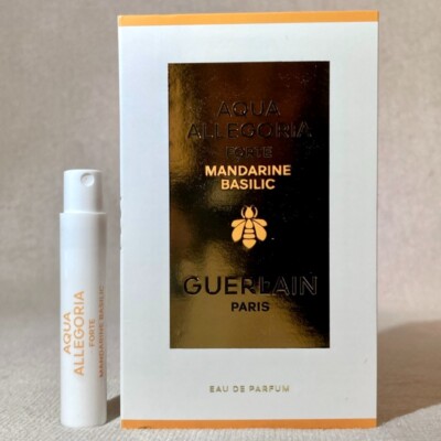 Guerlain Aqua Allegoria Forte Mandarine Basilic EDP Sample Spray .03oz, 1mL