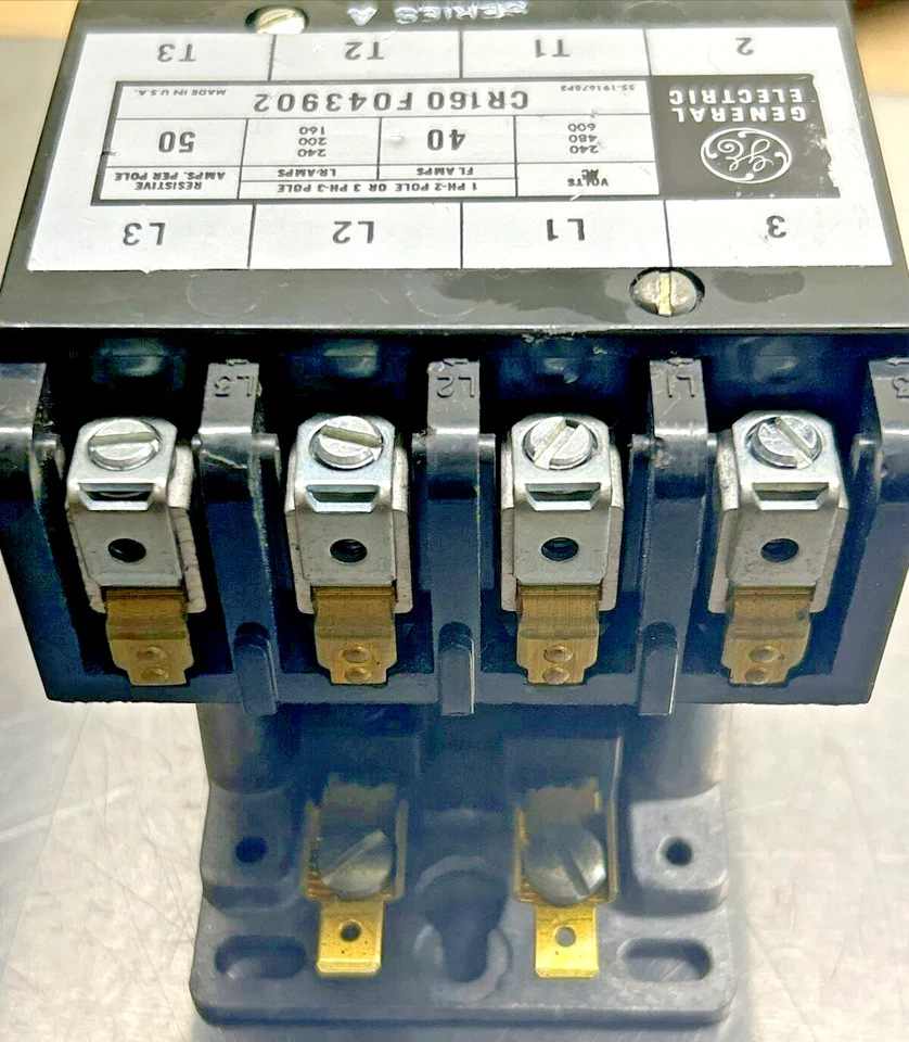 NEW GE Lighting Contactor CR160F043902 Mechanically Held, 3P, 240/480/600, NEW - Image 3 of 4