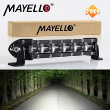 4/7inch LED Light Bar Spot Flood Combo for Truck SUV ATV Jeep Offroad Driving