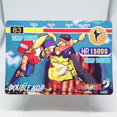 83 Terry Bogart vs Terry Bogart FATAL FURIY2 CARD NEOGEO SNK CORP 1992 Arcade