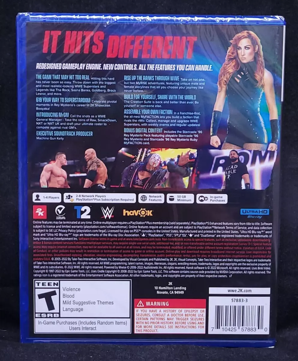 WWE 2K22 - PS4 & PS5 Games